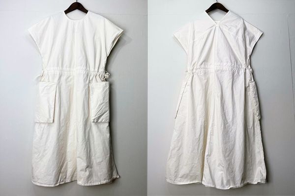 【美品】オールドマンズテーラー　ガーメントダイゴムパンツ R&D.M.Co- / OLDMAN'S TAILOR GARMENT DYE WIDE GATHER PANTS